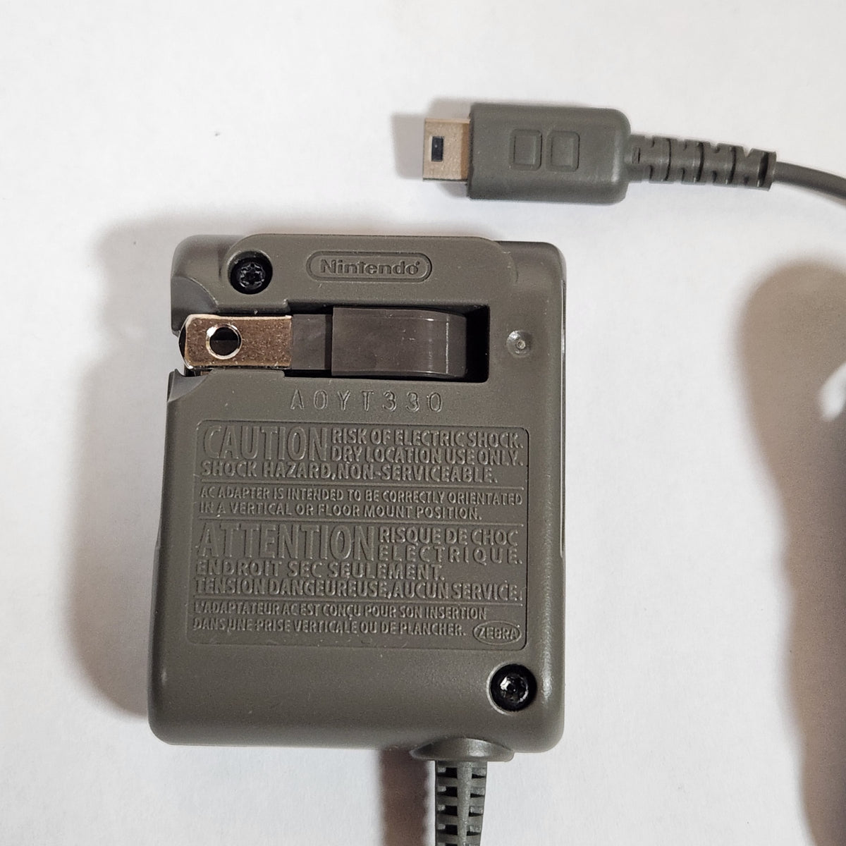 Nintendo DS Lite AC Adapter Official OEM USG-002