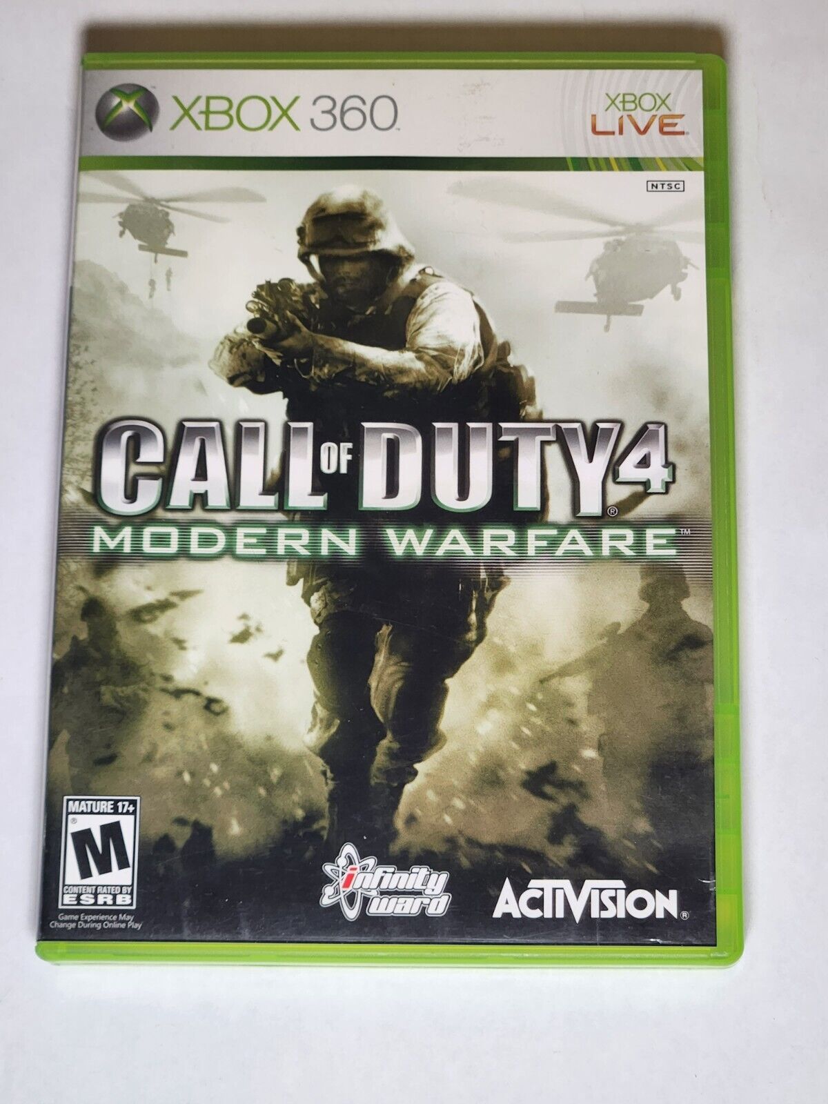 TESTED - WARRANTY - Call Of Duty 4 Modern Warfare - XBOX 360- CIB - Complete