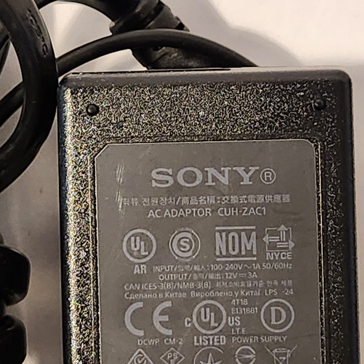 Genuine Sony PS4 VR Charger AC Adapter Power Supply ADP-36NH A CUH-ZAC1 12V 36W