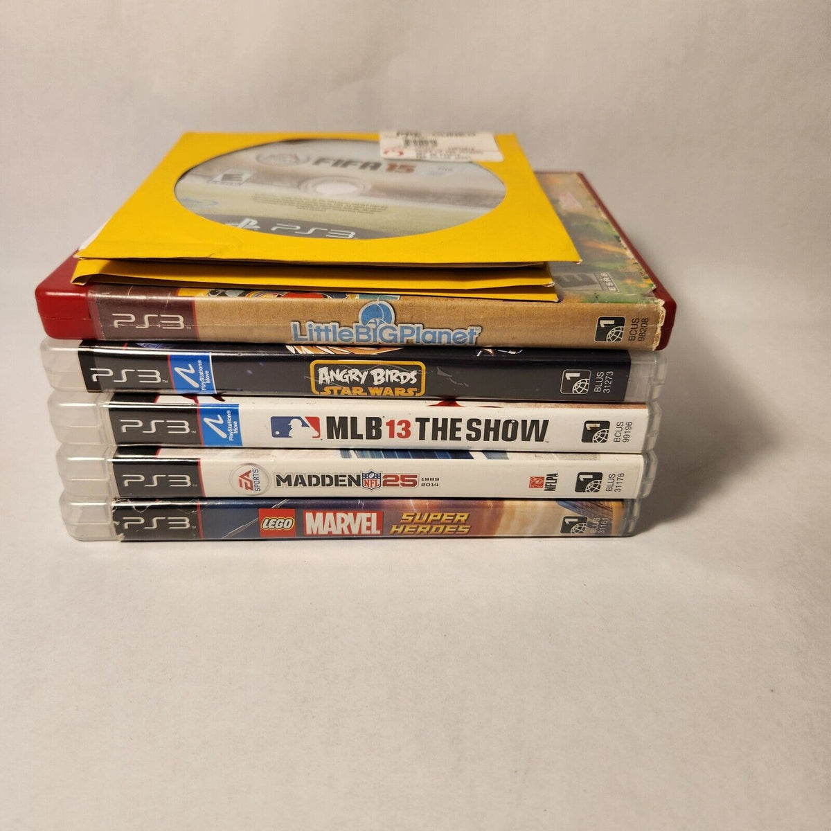 11 PS3 Games Bundle Lot - LEGO: Marvel, FF8, Angry Birds, Kingdom Hearts, Little